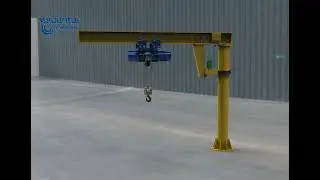 Freestanding Jib Cranes Operation Display