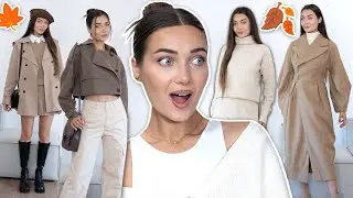 FALL / AUTUMN OUTFIT IDEAS! TRY ON CLOTHING HAUL FROM SHEIN! AD