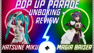 Racing Miku 2023 / Magia Baiser - Pop Up Parade Comparison - Good Smile Company - Unboxing & Review
