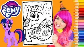 Coloring My Little Pony Halloween Twilight Sparkle Prismacolor Pencils | KiMMi THE CLOWN