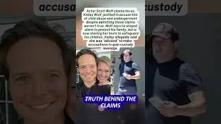 Scott Wolf Claims Ex Devised Child Abuse Lie to Win Custody of Their Children