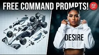 100 FREE Command Prompts: AI Image Generator & Infographic Design