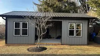 Building a 12x24 shed from beginning to end! 
