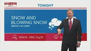 Hunker down and get ready: Up to 10 inches to fall between 6 p.m. and 2 a.m. | First Alert - Feb. 15