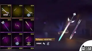 ALL NEW MELEE WEAPON SKINS [#OB51] | FREE FIRE MAX