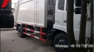 12CBM Compression refuse truck in factory stock lowest price sale