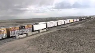 Union Pacific Railroad Dispatcher clearing up #4014 congestion @ Granger WY 5/6/2014