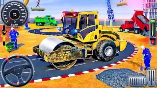 ​👷(500,000$) Modern City Road Construction 3D 🚧 | Heavy Excavator & Dump Truck (Android Gameplay