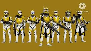 Todos los Clone Troopers Legi&oacute;n 13 (Batall&oacute;n De Hierro)/de Jaro Tapal y Cal Kestis 