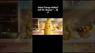 Meet Mr. Banana! 🍌💪 The Ultimate Energy Booster (Funny Animation)