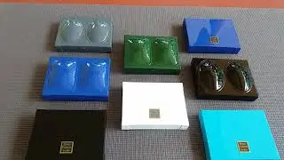 September 2018 Batch of Brass watercolor paint boxes