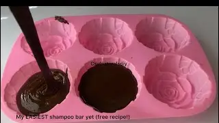 Simple DIY - How to Make Melt & Pour SHAMPOO Bars + recipe to Make your shampoo bar at home