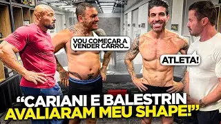 CARIANI E BALESTRIN AVALIARAM MEU SHAPE E DISSERAM QUE MEU F&Iacute;SICO &Eacute; DE ATLETA