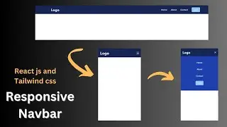 React js tailwind CSS responsive Navbar | React tailwind css