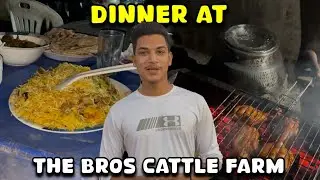 Cattle Farm Dinner Experience 🐄🔥 | The Bros Cattle Farm | Full Tour | Faizi ka vlog