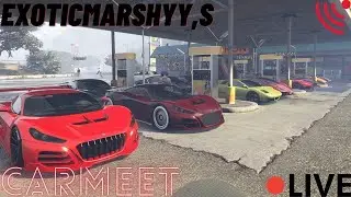 GTA5 ONLINE CAR MEET LIVE | PS4/PS5! ANYONE CAN JOIN ExoticMarshyy IS BACK!!