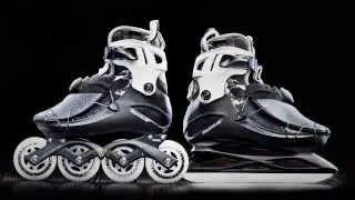 How to transform Powerslide Vi inline skates into Vi Ice skates