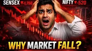 Big Fall market | How to understand daily charts | Lessons from today's Market Moves  | 09/01/2026