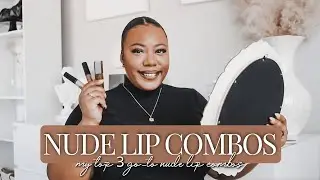 Lip Combos For WOC | My Top 3 For Medium Skin Tone Beginner Friendly | Lauren Alexandria