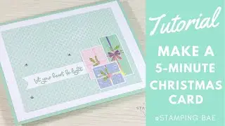 Make a Christmas Card in 5-Minutes!