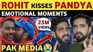 INDIA WINS T20 WORLD CUP🏆 ROHIT KISSES PANDYA EMOTIONAL MOMENTS| PAKISTANI PUBLIC REACTION | REAL TV
