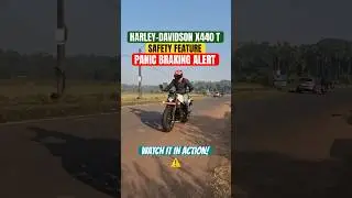 Harley-Davidson X440 T Alarm awaryjnego hamowania | Funkcja bezpieczeństwa ⚠️ | autoX | #shorts
