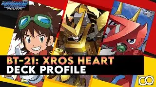 Xros Heart Deck in BT-21?! OmniShoutmon Changes The Way You Play! (Digimon Deck Profile)