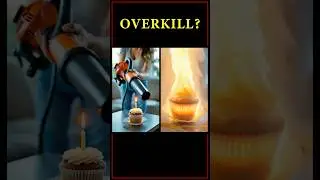 OVERKILL? 🔥 When Blowing Out a Candle Gets Out of Hand