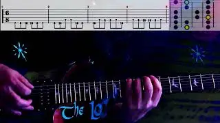 The 7 modes of the major scale (3-notes pattern inverted)