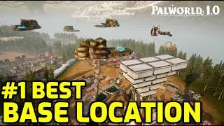 Palworld: Best Base Location in Palworld 1.0! The #1 Base Spot