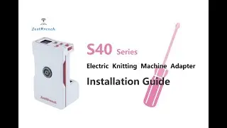 How to disassemble a Sentro 40-needle knitting machine and remove the handle