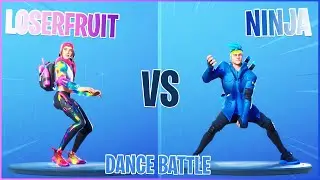LOSERFRUIT VS NINJA Fortnite Dance Battle! Fortnite Chapter 2 Season 3
