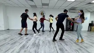 Caliente Dance Studio Singapore Salsa class demo to Sonora Carruseles - Que Me Entierren Con Rumba