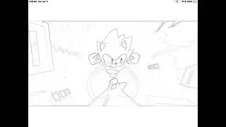 Watching the sonic mania cutscene sketch