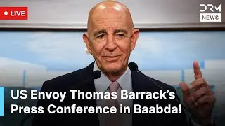 LIVE: US Envoy Thomas Barrack Holds Press Conference in Baabda  | AC1Z