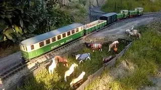 Die Brohltalbahn in 1:22,5 (2017) mit D1-D4