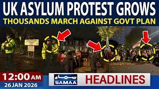 UK Town Protests Housing Migrants in Barracks | Asylum Seekers Moved From Hotels | 12 AM Headlines