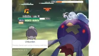 Epic unburden Drifblim sweep makes the opponent quit. #pokemon #showdown #pokebattle #sweep #quit