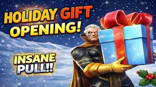 Holiday Gift Opening 🎁 MASSIVE Rank Up Gem Pull! - Marvel Contest of Champions