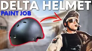 Сборка шлема Black Hawk Down Delta Force (Часть 1) | Покраска шлема Pro-Tec