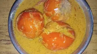 Tomato Bagara 🍅#beginnerrecipes #homemade #food #subscribetomychannel