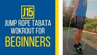 Jump Rope Tabata Workout For Beginners At Home | The best exercise to lose weight and have fun!