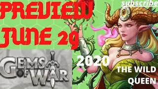 Weekly Preview June 29th 2020 | Gems of War Preview | Soulforge, event key dt, new troop, Event team