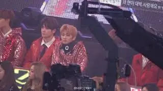 171231 MBC 가요대제전 NCT127 마크 reaction - 현아