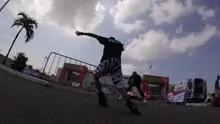 Ricardo Batiz skating in Boca del R&iacute;o, Ver.