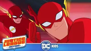 Justice League Action | Flash's Best Moments in Justice League Action | @dckids ​