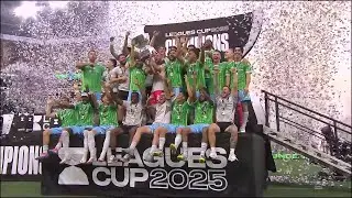 Leagues Cup 2025 Trophy Celebration! Seattle Sounders Crowned