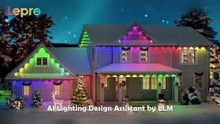 Create the Perfect Vibes with Lepro AI Lighting Design Assistant! 🎄✨