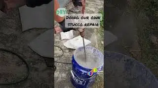 Diy stucco repair! You can do it!