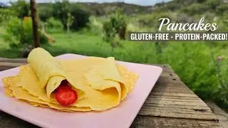 High-Protein Pancakes! Gluten-Free and No Grain or Seed Flours!